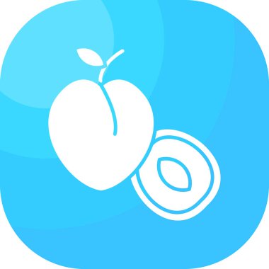 elma simgesinin vektör illüstrasyonu