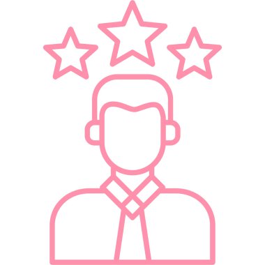 avatar. Web simgesi basit illüstrasyon