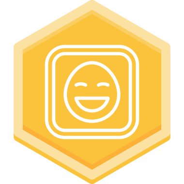 Yüz simgesi vektör illüstrasyonu