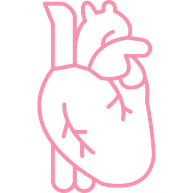 İzole kalp şekli tasarımı