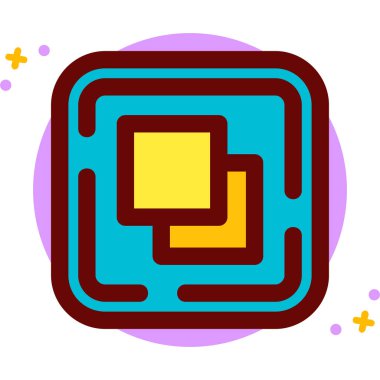 Seo simgesinin vektör illüstrasyonu