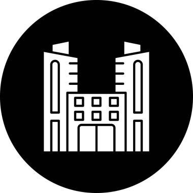 şehir simgesi vektör illüstrasyonu