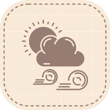 Bir bebek arabası simgesinin vektör çizimi