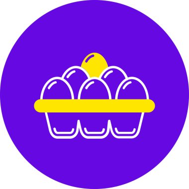 Tavuk. Web simgesi basit illüstrasyon