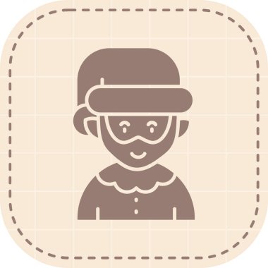 erkek çizgi film temalı vektör illüstrasyonu, eps