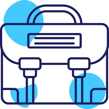 evrak çantası web simgesi basit tasarım