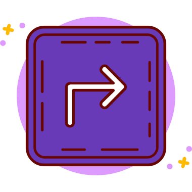 Ok. Web simgesi vektör illüstrasyonu