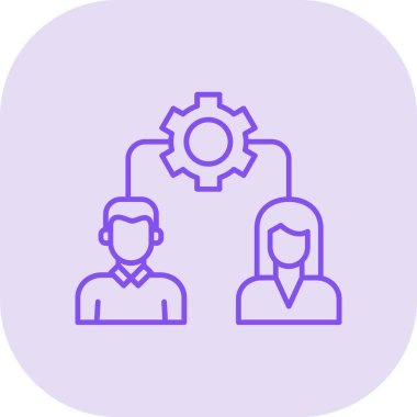 İnsan simgesinin vektör illüstrasyonu