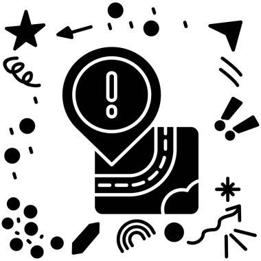 uydu anten simgesi, vektör illüstrasyonu