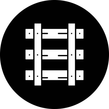 Bir çit simgesinin vektör illüstrasyonu