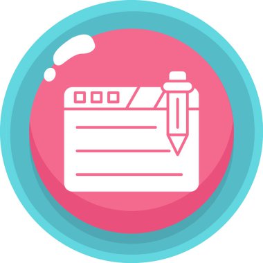 Kontrol listesi simgesi vektör illüstrasyonu