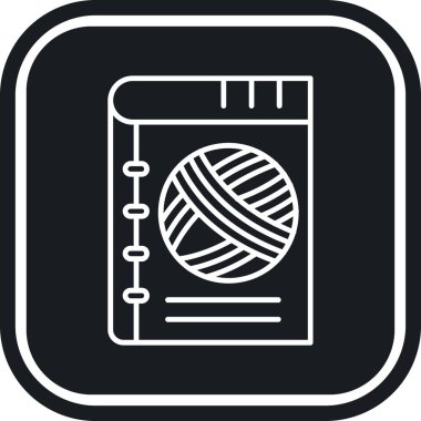 vektör ipliği iğne iğneleri simgesi