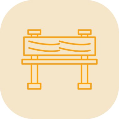 Ahşap masa ikonu. beyaz arkaplanda izole edilmiş ağ ve mobil için ahşap masa vektörü simgesi