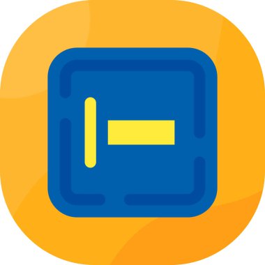 Bir düğmenin vektör illüstrasyonuName