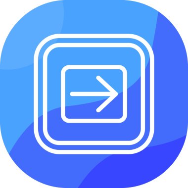 ok simgesi vektör illüstrasyonu