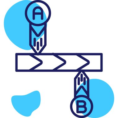 ok simgesi vektör illüstrasyonu