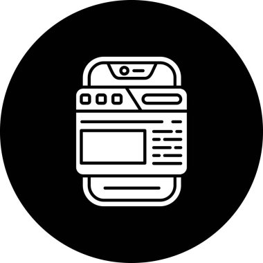 Modern b 'nin vektör illüstrasyonu eksik simgesi