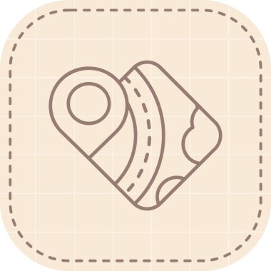 Modern b 'nin vektör illüstrasyonu eksik simgesi