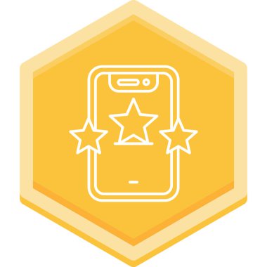 Cep telefonu. Web simgesi basit illüstrasyon