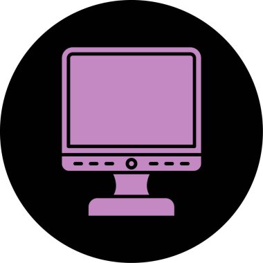 dizüstü bilgisayar simgesi, vektör illüstrasyonu