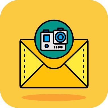 Kolayca düzenleyebilen ya da düzenleyebilen e- posta vektör simgesi