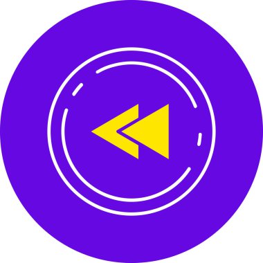 Ok. Web simgesi basit illüstrasyon