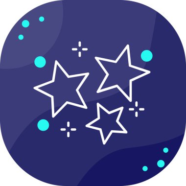 bir yıldızın vektör simgesi