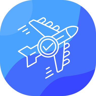 Uçak. Web simgesi basit illüstrasyon