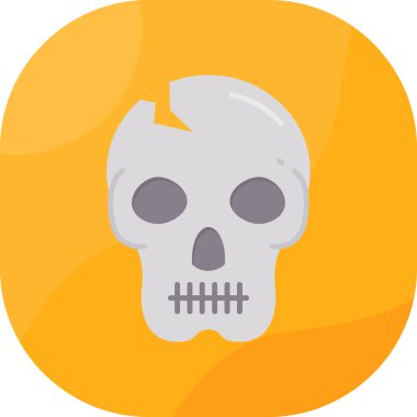 ölüm kafatası vektör simgesi