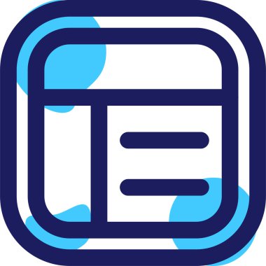 Bir kitap simgesinin vektör illüstrasyonu