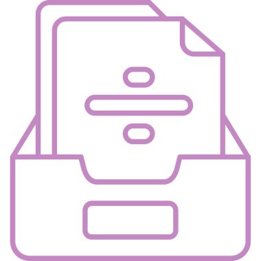 Dosya. Web simgesi basit illüstrasyon