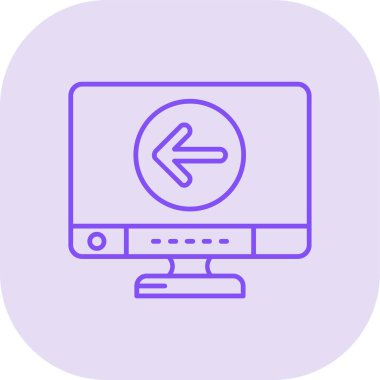 Web simgesi, internetin vektör illüstrasyonu