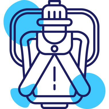 Modern b 'nin vektör illüstrasyonu eksik simgesi