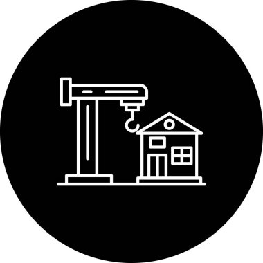 Emlak simgesi simgesi, kolayca değiştirilebilir ya da düzenlenebilir