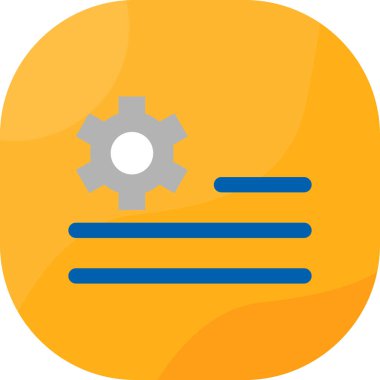 Teçhizat Web simgesi basit illüstrasyon