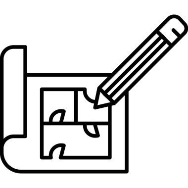 kalem ve kağıt simgesi, özet biçimi