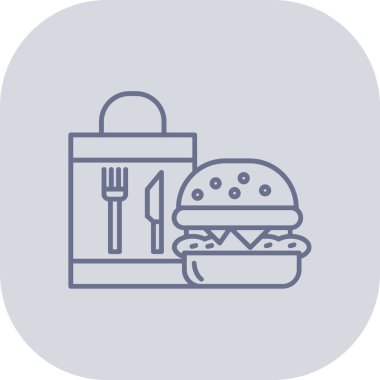 Modern simgenin vektör illüstrasyonu