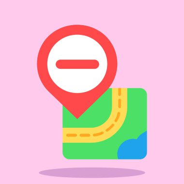 harita konumu simgesi düz biçimli.