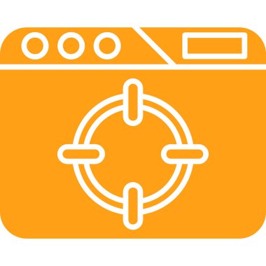 seo modern simgesinin vektör illüstrasyonu