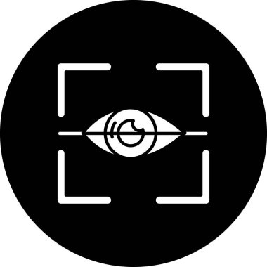 Göz. Web simgesi basit tasarım