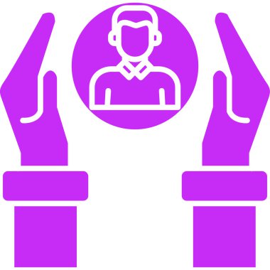 iş insanları simgesi, vektör illüstrasyonu