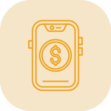 Vektör Mobil simge illüstrasyonu