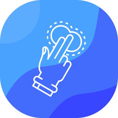 El ele tutuşma simgesi, vektör illüstrasyonu