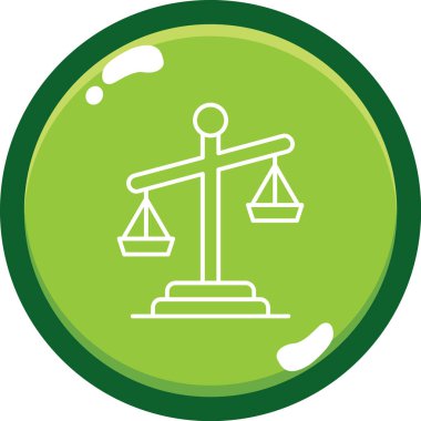 Bir simgenin vektör illüstrasyonu