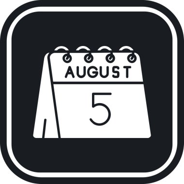 Takvim simgesi, vektör çizimi