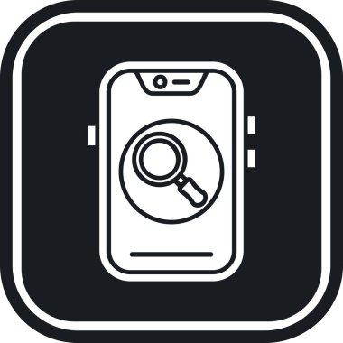 Telefon simgesi vektör illüstrasyonu