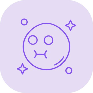 emoji simgesi tasarımı, basit vektör illüstrasyonu