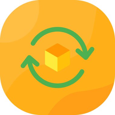 kutu simgesi vektör illüstrasyonu