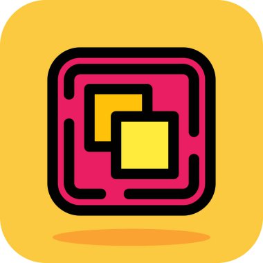 Vektör evrensel simgesi Trendy bakmak.