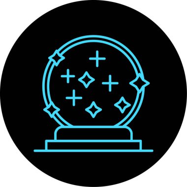 Bir yıldız simgesinin vektör illüstrasyonu